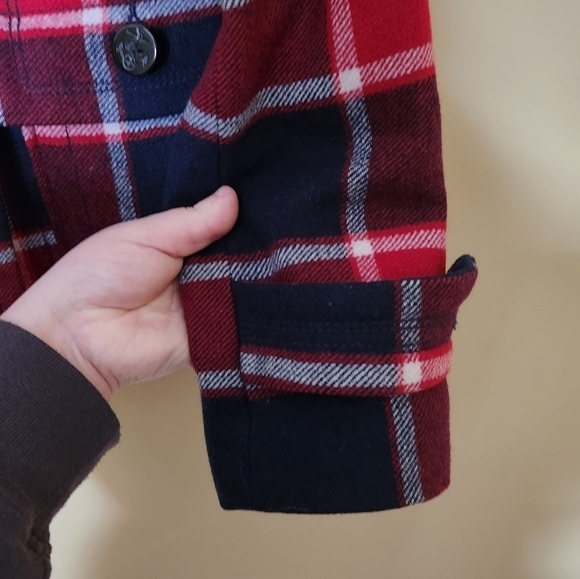 AMERICAN Eagle Double Breasted Wool Jacket Size Medium - Picture 9 of 15